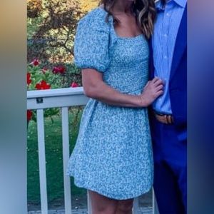 Abercrombie Mini Puff Sleeve Dress